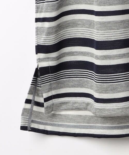 SCAPA / スキャパ カットソー | トリニティボーダー五分袖カットソー | 詳細5