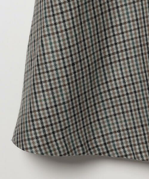 SCAPA / スキャパ ミニ・ひざ丈スカート | ムーンチェックツィードスカート | 詳細5