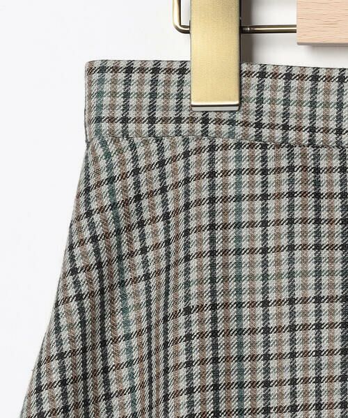 SCAPA / スキャパ ミニ・ひざ丈スカート | ムーンチェックツィードスカート | 詳細4
