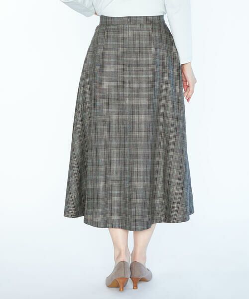 SCAPA / スキャパ ミニ・ひざ丈スカート | ムーンチェックツィードスカート | 詳細8