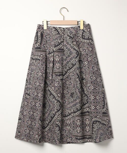 SCAPA / スキャパ ミニ・ひざ丈スカート | ジャカードサラサスカート | 詳細1