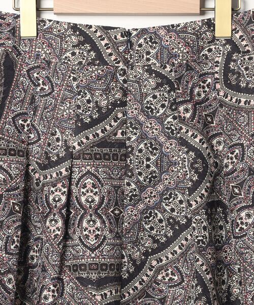 SCAPA / スキャパ ミニ・ひざ丈スカート | ジャカードサラサスカート | 詳細3