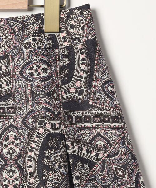 SCAPA / スキャパ ミニ・ひざ丈スカート | ジャカードサラサスカート | 詳細4