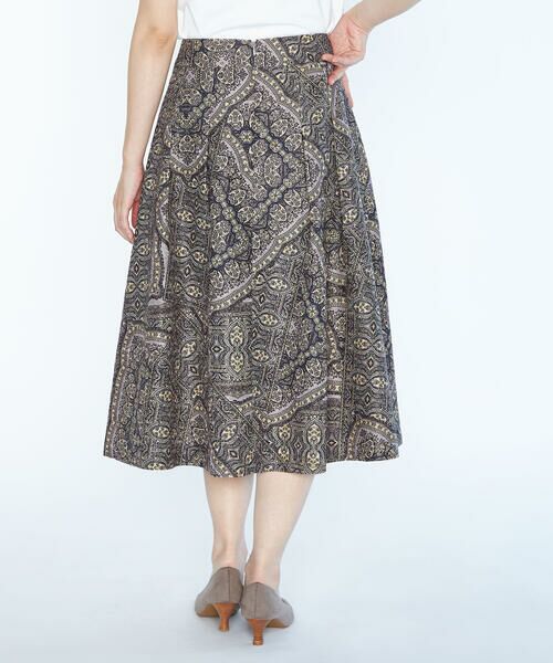 SCAPA / スキャパ ミニ・ひざ丈スカート | ジャカードサラサスカート | 詳細9