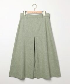SCAPA / スキャパ ミニ・ひざ丈スカート | リネンコットンストレッチスカート