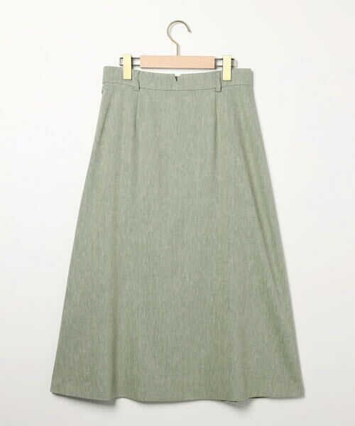 SCAPA / スキャパ ミニ・ひざ丈スカート | リネンコットンストレッチスカート | 詳細6
