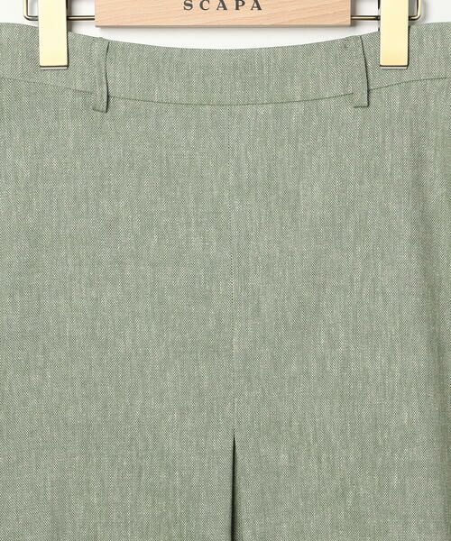 SCAPA / スキャパ ミニ・ひざ丈スカート | リネンコットンストレッチスカート | 詳細7