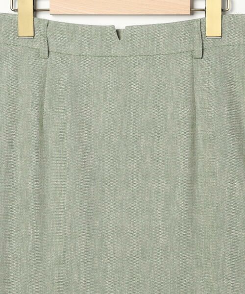 SCAPA / スキャパ ミニ・ひざ丈スカート | リネンコットンストレッチスカート | 詳細8