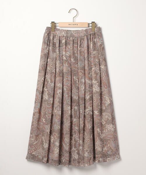 SCAPA/スキャパ サラサペーズリースカート オレンジ 38 SCAPA/スキャパ サラサペーズリースカート オレンジ 38