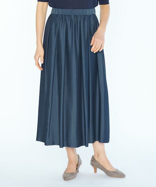SCAPA / スキャパ ミニ・ひざ丈スカート | 【ＷＥＢ限定】イージースムーススカート | 詳細9
