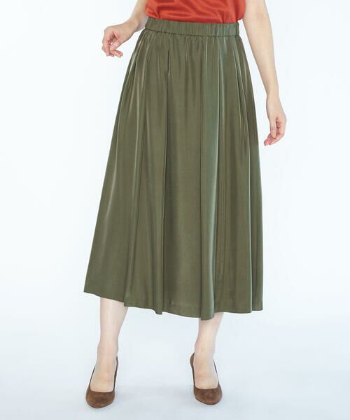 SCAPA / スキャパ ミニ・ひざ丈スカート | 【ＷＥＢ限定】イージースムーススカート | 詳細14