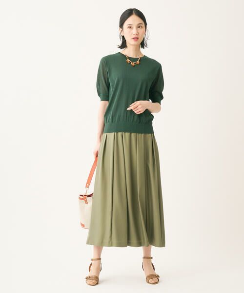 SCAPA / スキャパ ミニ・ひざ丈スカート | 【ＷＥＢ限定】イージースムーススカート | 詳細11