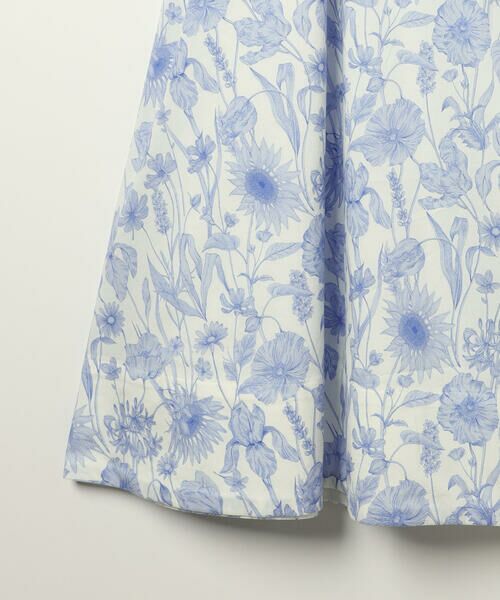 SCAPA / スキャパ ミニ・ひざ丈スカート | Ｌｉｂｅｒｔｙ　Ｐｒｉｎｔモノフラワースカート | 詳細6