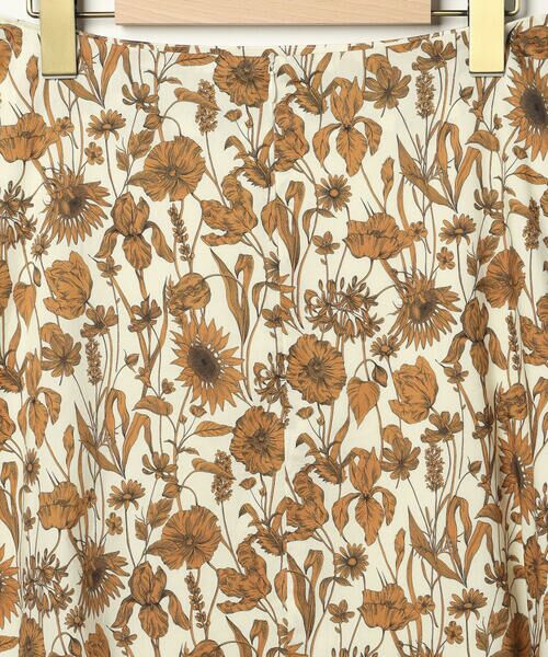 SCAPA / スキャパ ミニ・ひざ丈スカート | Ｌｉｂｅｒｔｙ　Ｐｒｉｎｔモノフラワースカート | 詳細12
