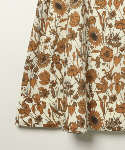 SCAPA / スキャパ ミニ・ひざ丈スカート | Ｌｉｂｅｒｔｙ　Ｐｒｉｎｔモノフラワースカート | 詳細13