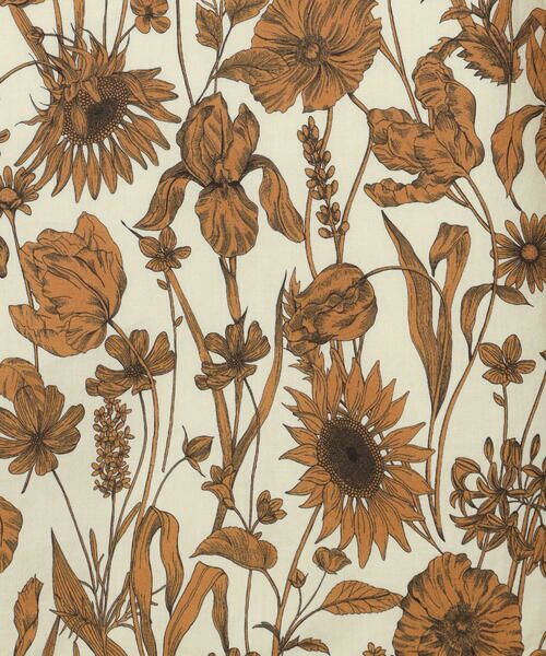 SCAPA / スキャパ ミニ・ひざ丈スカート | Ｌｉｂｅｒｔｙ　Ｐｒｉｎｔモノフラワースカート | 詳細14