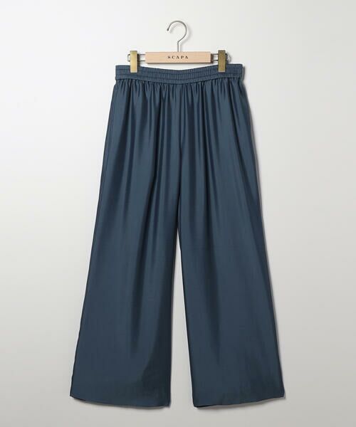 SCAPA/スキャパ 【WEB限定】イージースムースパンツ ブルー 38 SCAPA/スキャパ 【WEB限定】イージースムースパンツ ブルー 38