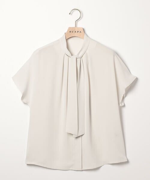 SCAPA/スキャパ ソフトツイルブラウス オフホワイト 40 SCAPA/スキャパ ソフトツイルブラウス オフホワイト 40