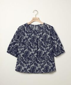 SCAPA / スキャパ シャツ・ブラウス | ストライプジャカードブラウス