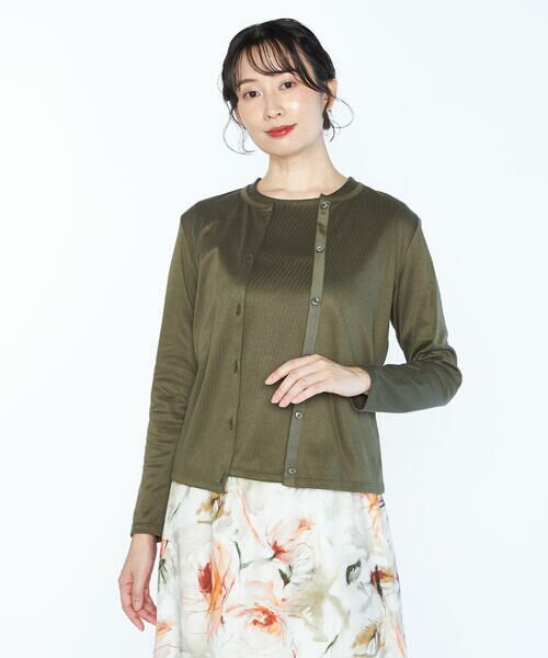 SCAPA / スキャパ カットソー | リブスムースカーディガンカットソー | 詳細6