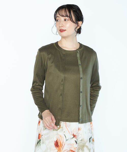 SCAPA / スキャパ カットソー | リブスムースカーディガンカットソー | 詳細7