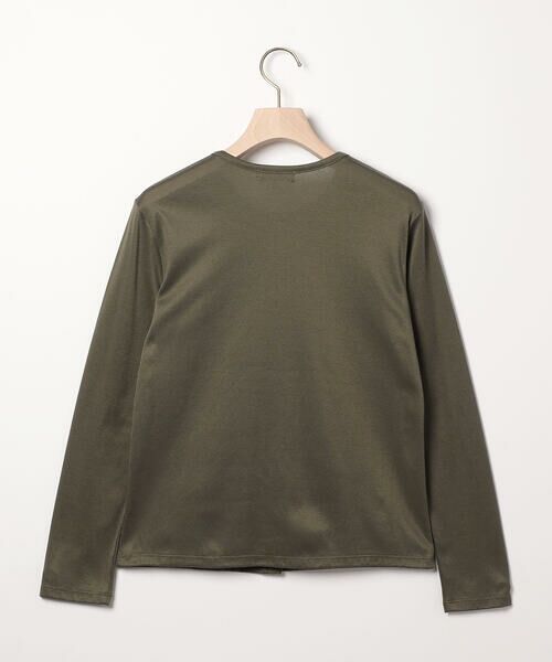 SCAPA / スキャパ カットソー | リブスムースカーディガンカットソー | 詳細1