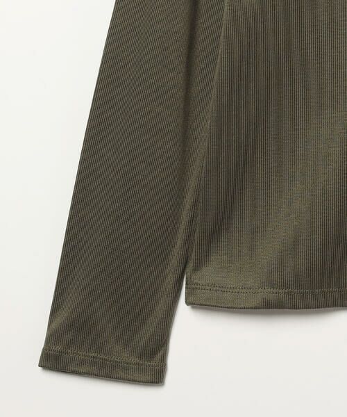 SCAPA / スキャパ カットソー | リブスムースカーディガンカットソー | 詳細4