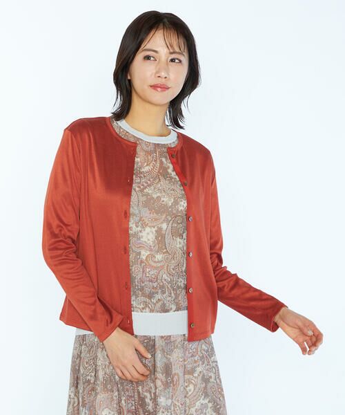 SCAPA / スキャパ カットソー | リブスムースカーディガンカットソー | 詳細9