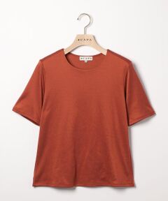 SCAPA / スキャパ カットソー | リブスムースプルオーバーカットソー