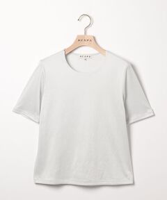 SCAPA / スキャパ カットソー | リブスムースプルオーバーカットソー