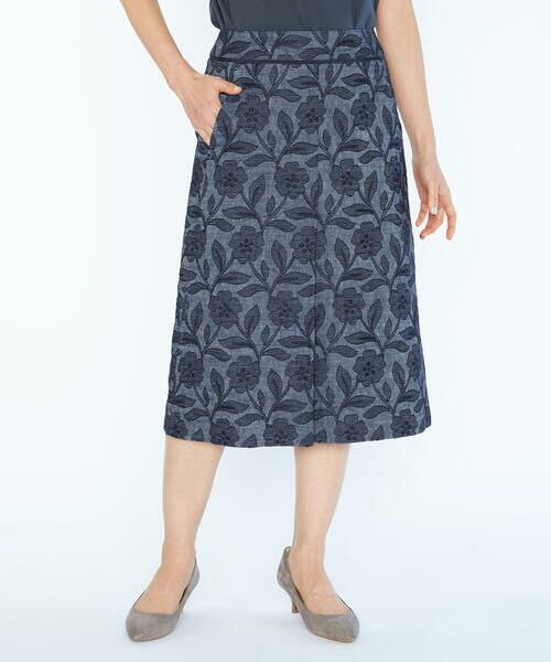 SCAPA / スキャパ ミニ・ひざ丈スカート | アスペジエンブロイダリースカート | 詳細1