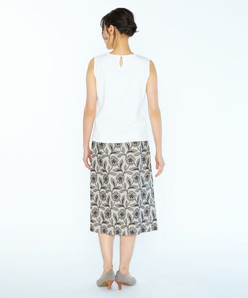 SCAPA / スキャパ ミニ・ひざ丈スカート | アスペジエンブロイダリースカート | 詳細5