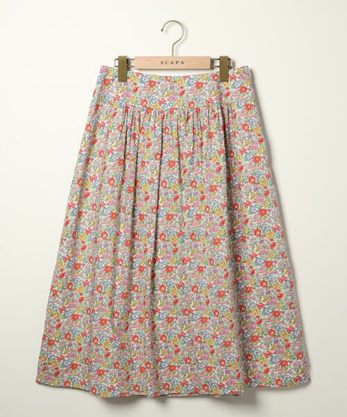 SCAPA/スキャパ 【ＷＥＢ限定】Liberty Printブライトスカート ピンク 40