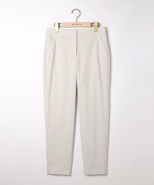 SCAPA / スキャパ その他パンツ | ストレッチコットンパンツ（グレー）