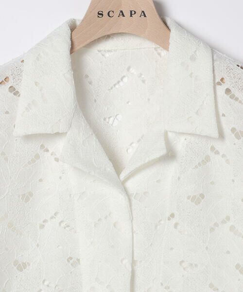 SCAPA / スキャパ シャツ・ブラウス | フラワーレースブラウス | 詳細2
