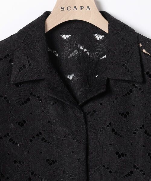 SCAPA / スキャパ シャツ・ブラウス | フラワーレースブラウス | 詳細6