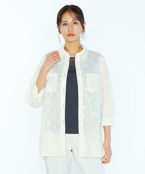 SCAPA / スキャパ シャツ・ブラウス | フラワーエンブロイダリーブラウス | 詳細13