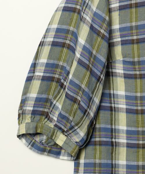 SCAPA / スキャパ シャツ・ブラウス | リネンチェックブラウス | 詳細4