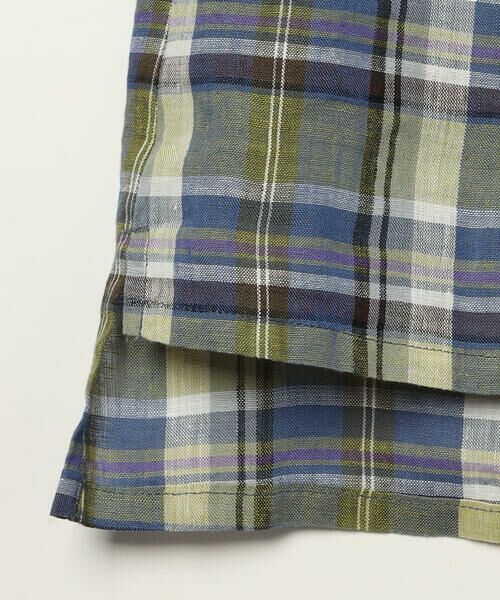 SCAPA / スキャパ シャツ・ブラウス | リネンチェックブラウス | 詳細6