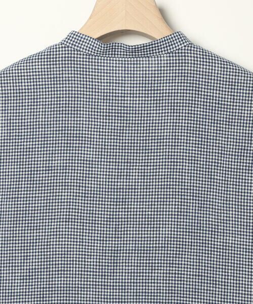 SCAPA / スキャパ シャツ・ブラウス | リネンギンガム半袖ブラウス | 詳細4