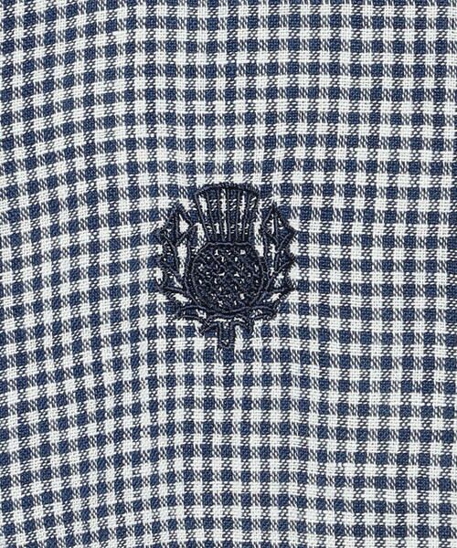 SCAPA / スキャパ シャツ・ブラウス | リネンギンガム半袖ブラウス | 詳細7