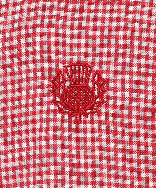 SCAPA / スキャパ シャツ・ブラウス | リネンギンガム半袖ブラウス | 詳細8