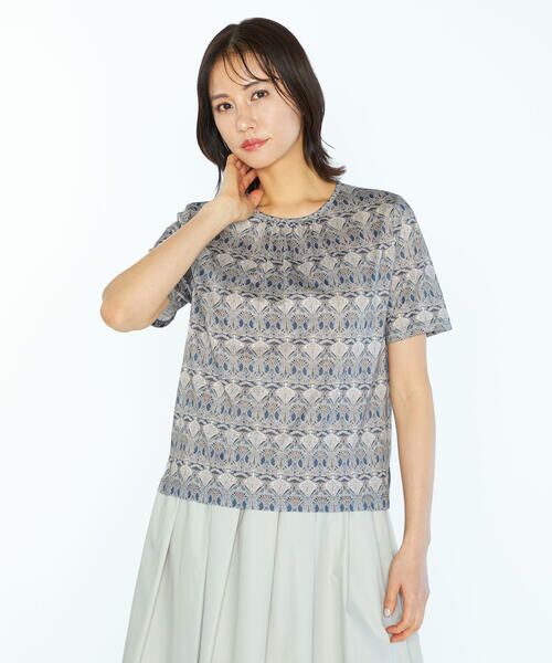 SCAPA / スキャパ カットソー | Liberty Printジャージカットソー | 詳細7