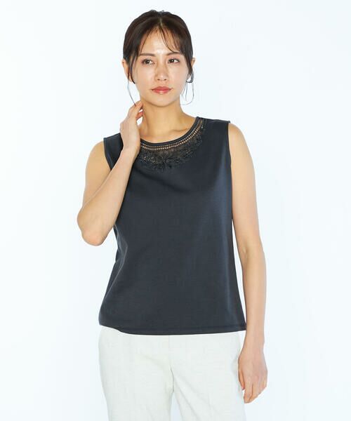 SCAPA / スキャパ カットソー | エンブロジャージノースリーブカットソー | 詳細6