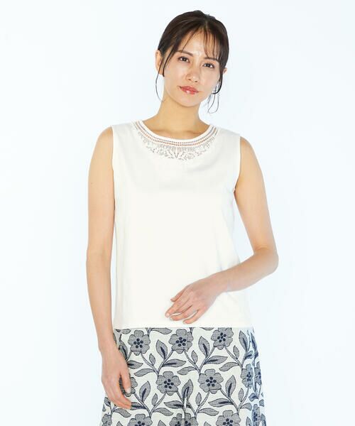 SCAPA / スキャパ カットソー | エンブロジャージノースリーブカットソー | 詳細7