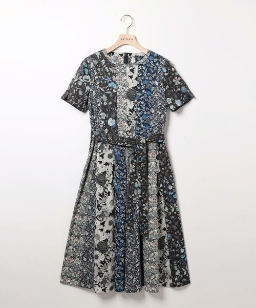 SCAPA / スキャパ ドレス | Liberty Printパッチワーク2ワンピース | 詳細4
