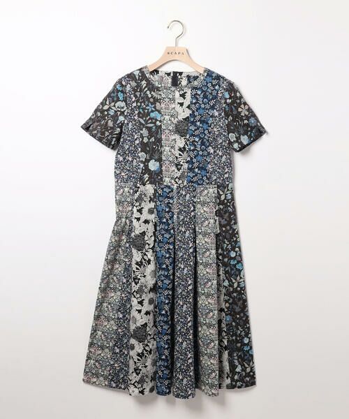 SCAPA / スキャパ ドレス | Liberty Printパッチワーク2ワンピース | 詳細6