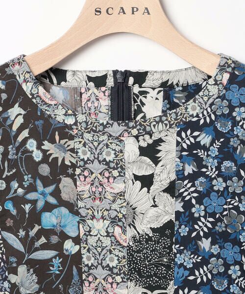 SCAPA / スキャパ ドレス | Liberty Printパッチワーク2ワンピース | 詳細7