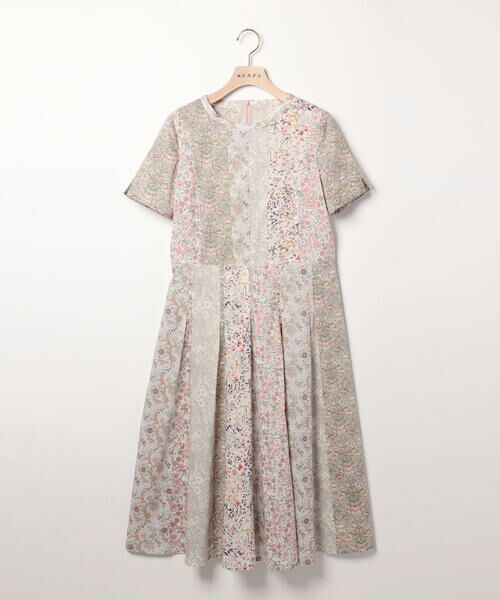 SCAPA / スキャパ ドレス | 【WEB限定】Liberty Printパッチワーク3ワンピース | 詳細7