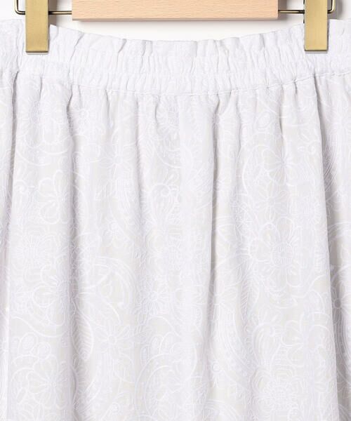 SCAPA / スキャパ ミニ・ひざ丈スカート | エンブロフラワースカート | 詳細3